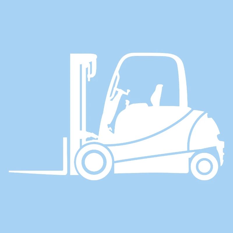Gabelstapler Silhouette: Transport & Staplerfahrer