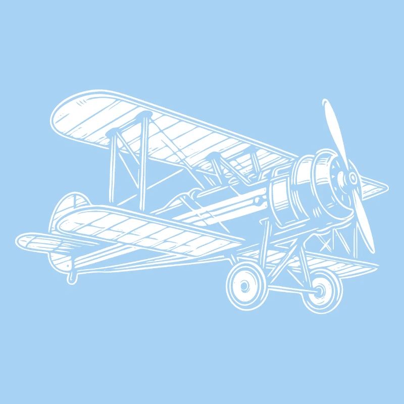 Biplane Oldtimer, conception classique d’avion