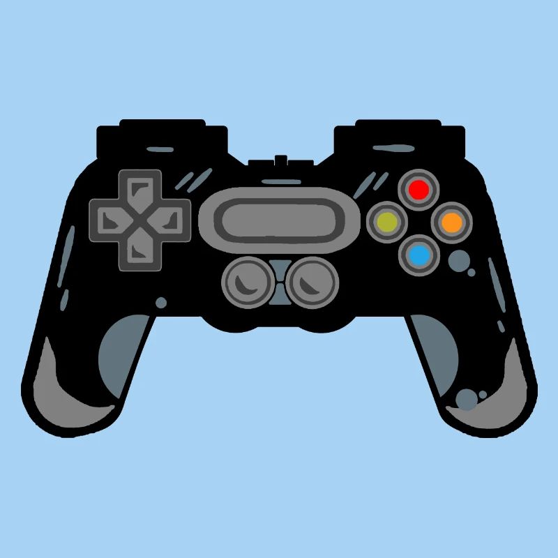 Retro Controller Silhouette