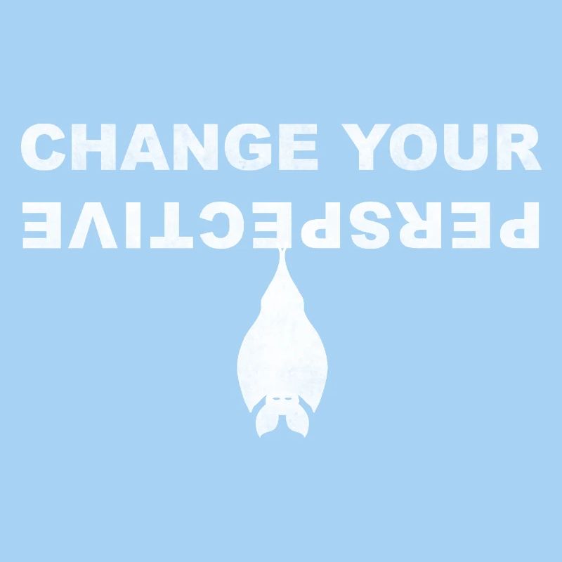 Change Your Perspective Bat Bat Mouse | White