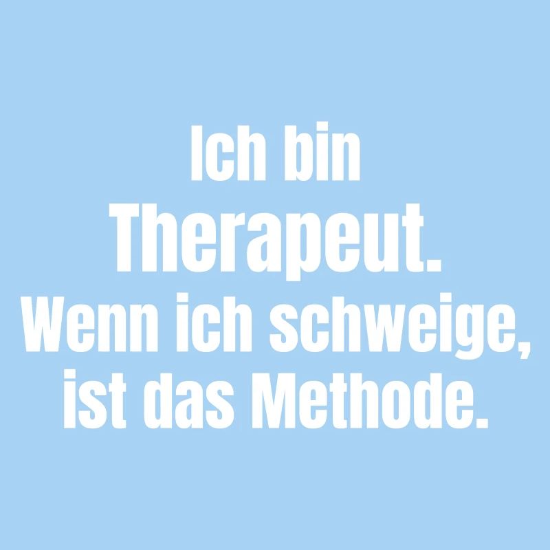Ich bin Therapeut Schweigen ist Methode
