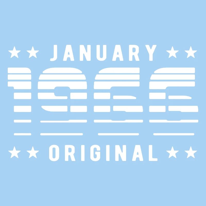 Janvier 1966 Rétrodesign original | Anniversaire