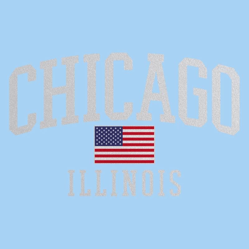 Chicago Flag Arc Emblem