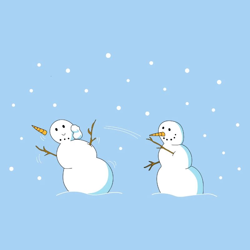 Combat de boules de neige