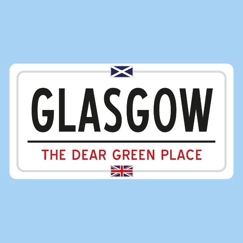 Glasgow Place Name Sign