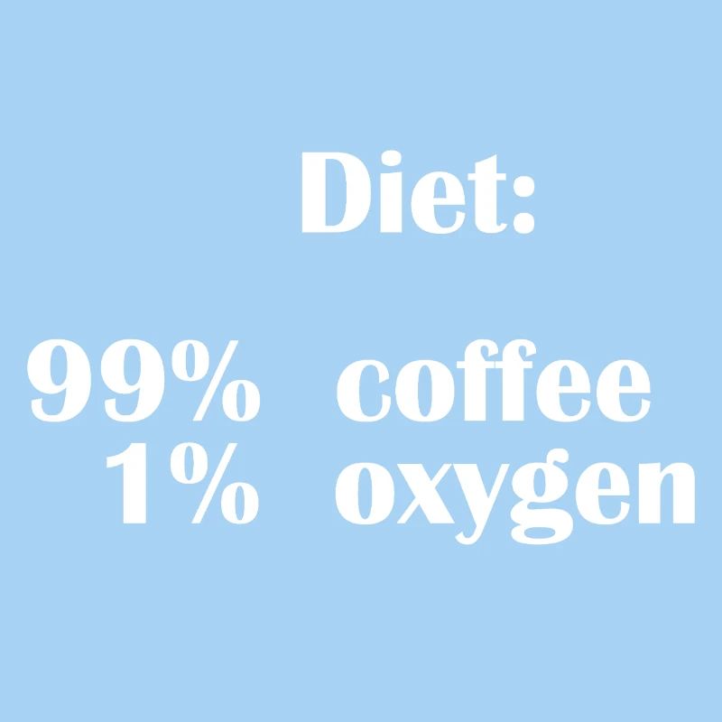 Le régime alimentaire est composé à 99 % de café mais seulement à 1 % d’oxygène