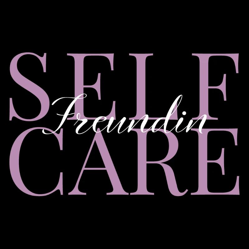 Self-care girlfriend pink and white