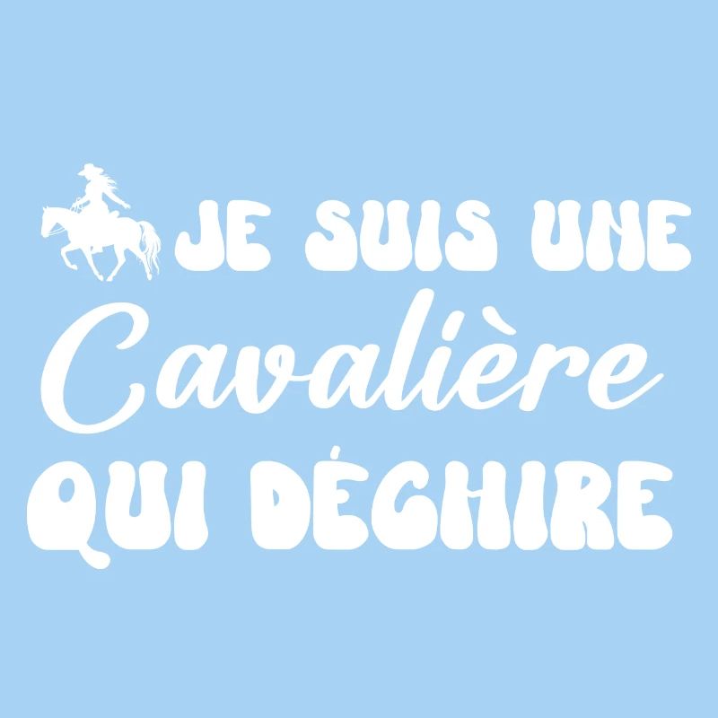 Femme à cheval cavalière