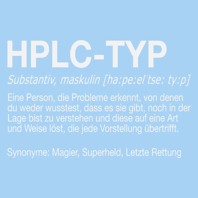 High Performance Liquid Chromatography HPLC Typ