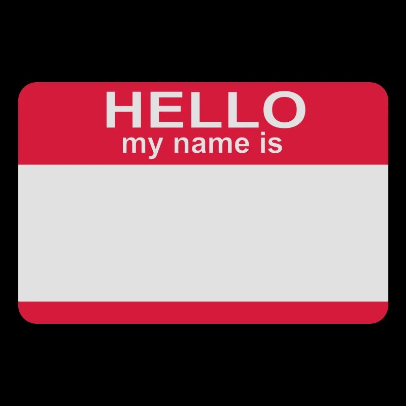 hello my name is