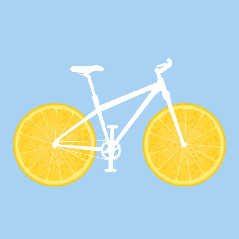 Fruit de vélo citron orange / cadeau