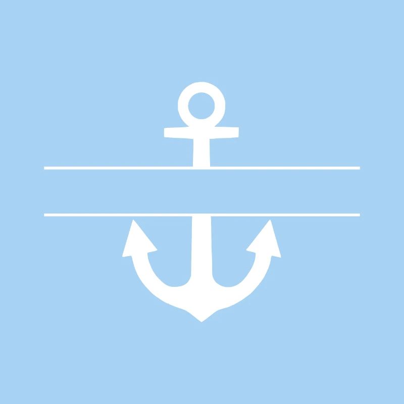 Maritime Anker Design zu selbst Gestalten
