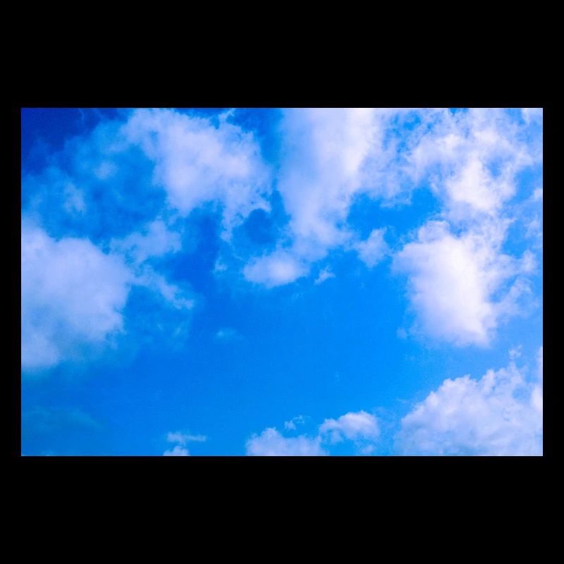 Blue cloudy sky