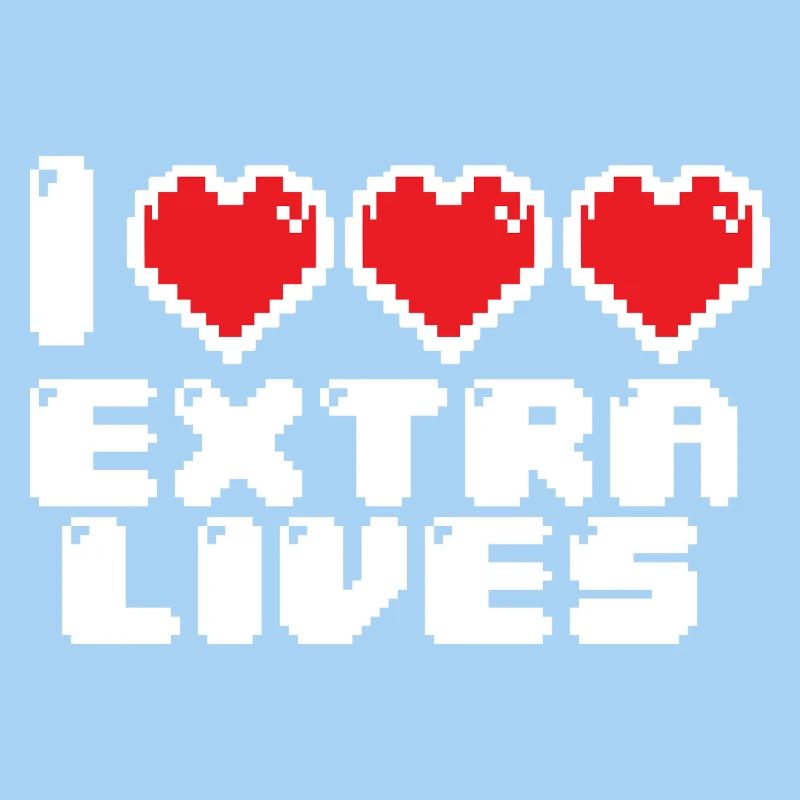 Extremes Pixel-Herz