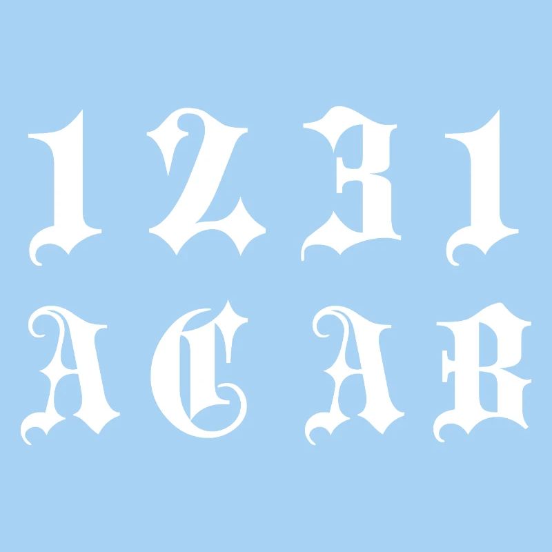 Gothic Monogramm 1231