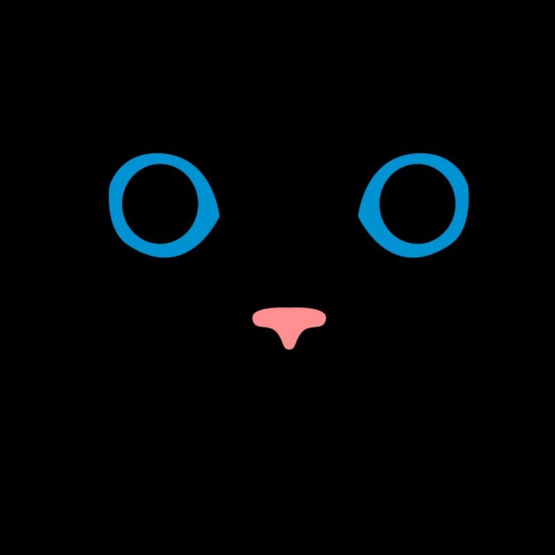 Katze Brille