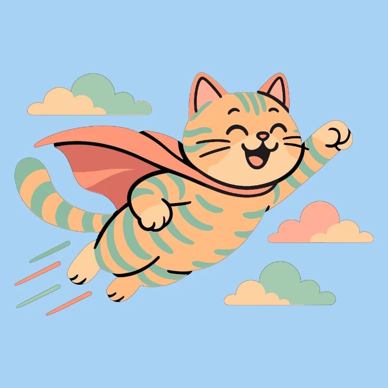 Super Katze Britisch Kurzhaar getigert Geschenk