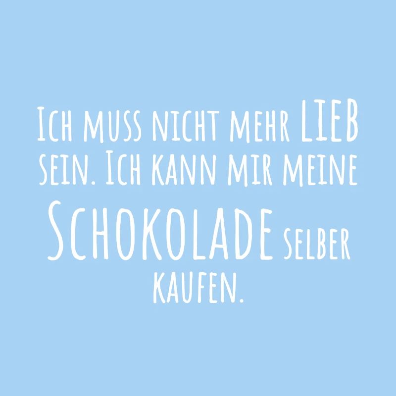 Ich kaufe mir Schokolade selbst
