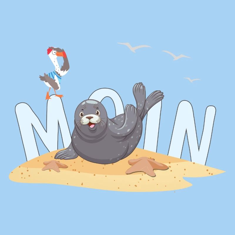 Moin Seal Seagull Beach