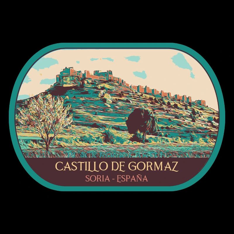 Illustration Gormaz Castle, Soria, Spain