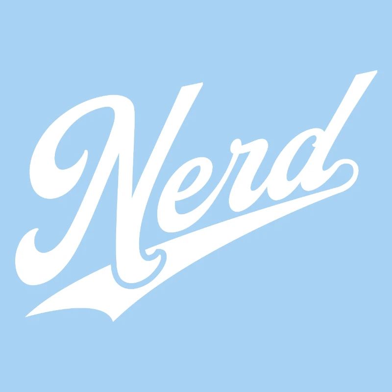 NERDY forever - NERD retro weiß