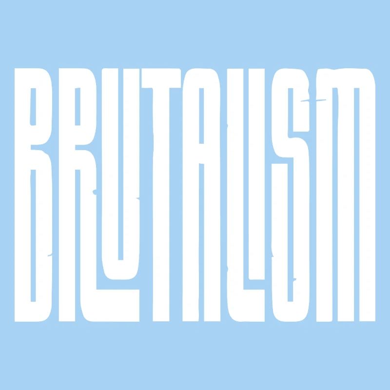 Brutalism Concrete Typography