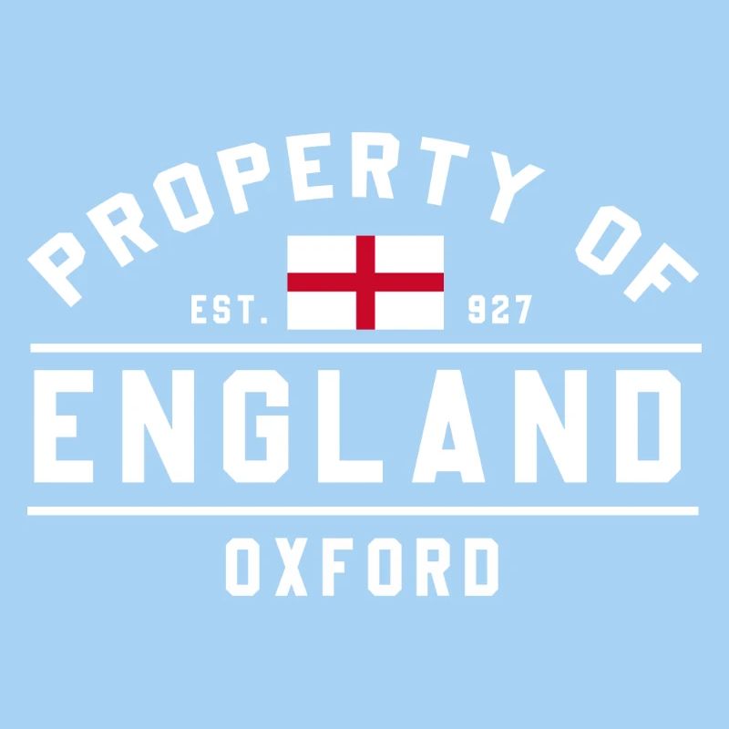 Graphisme du drapeau de l’Angleterre Oxford