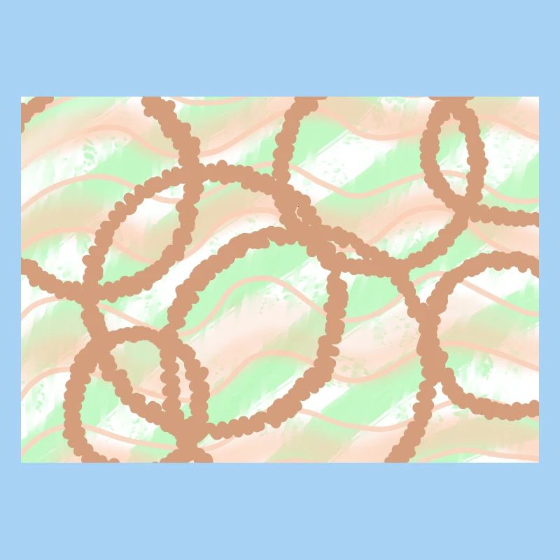 Brown Circles Background