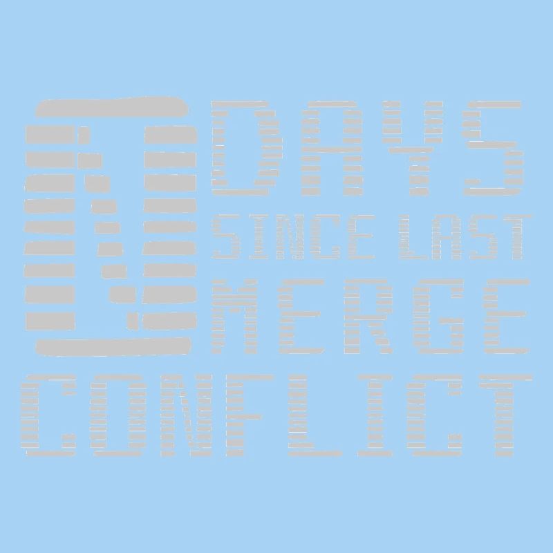 Merge Conflict Software Developer Entwickler geek