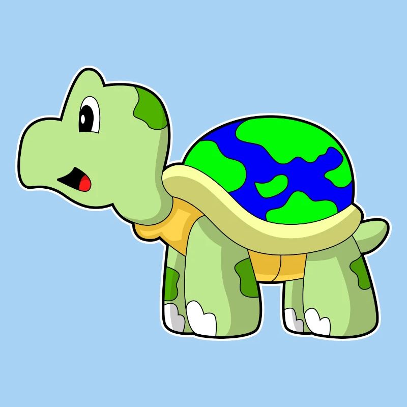 Schildkröte Erdkugel