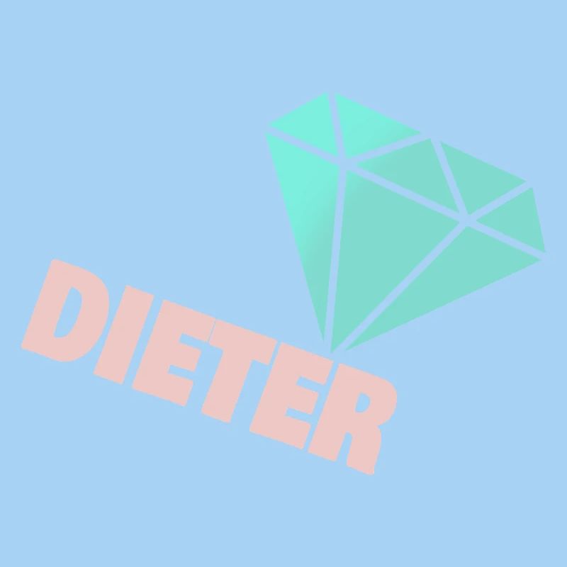 Sparkling diamond with Dieter