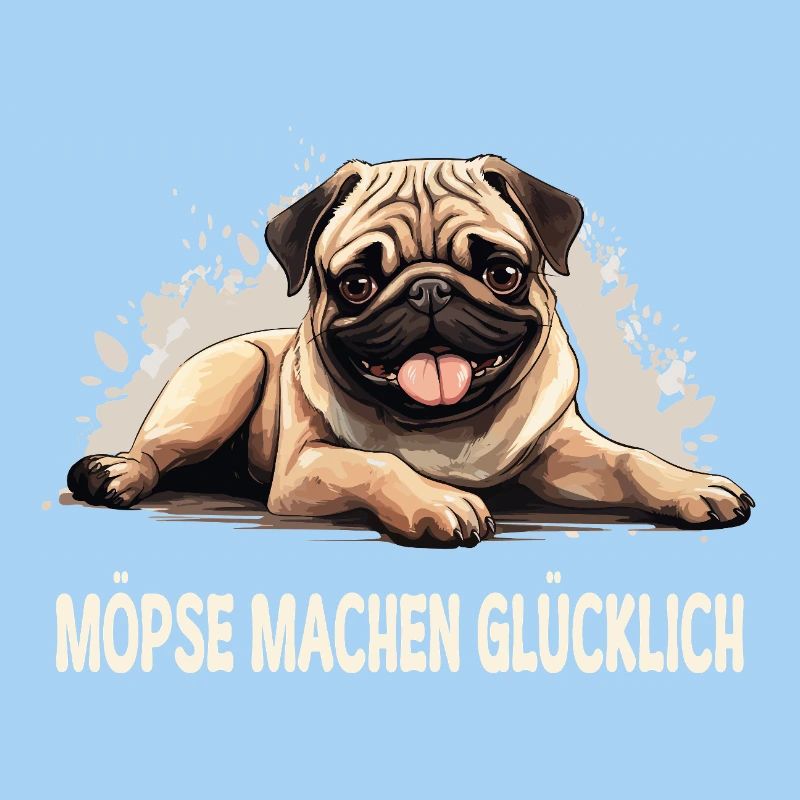 Glück ist… ein Mops im Leben!