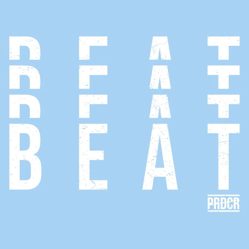 Beats Vertikale Typografie