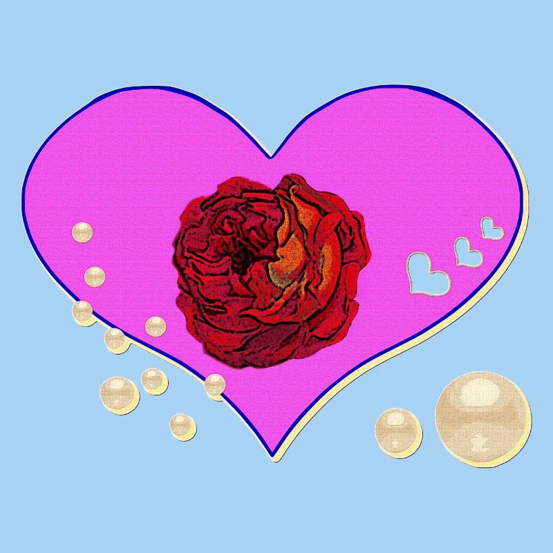 rosen design, Herzmuster Perlen