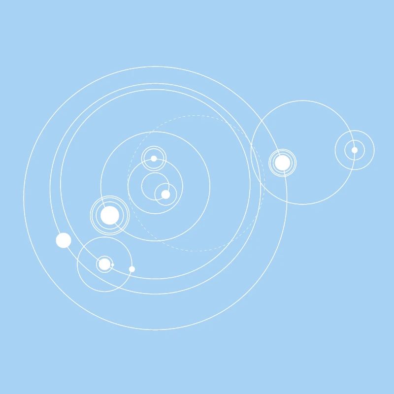 Solar system only (white)