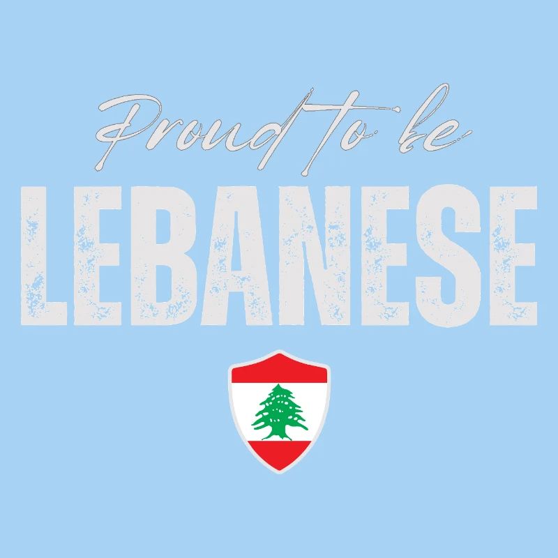 Libanese stolz, ich liebe den Libanon