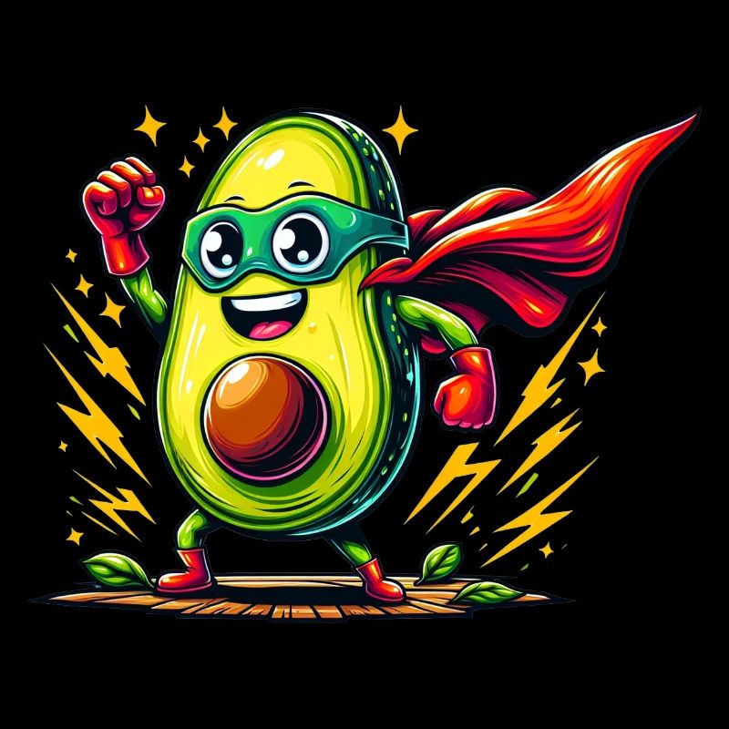 Avocado Avenger with Power Punch