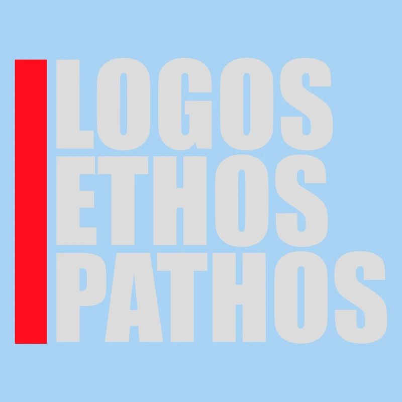 Logos Ethos Pathos Rhetorik Philosophie Student