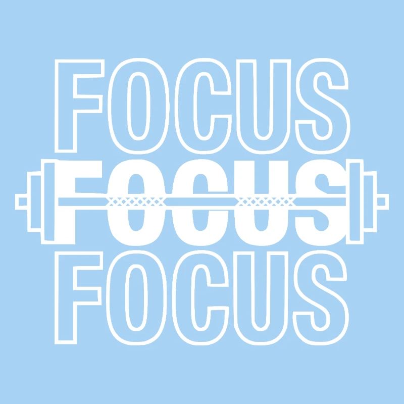 FOCUS Gym Motivation Langhantel