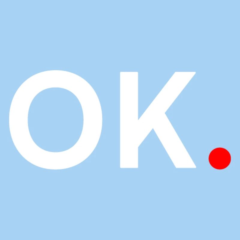 OK. Expression Minimaliste Tendance