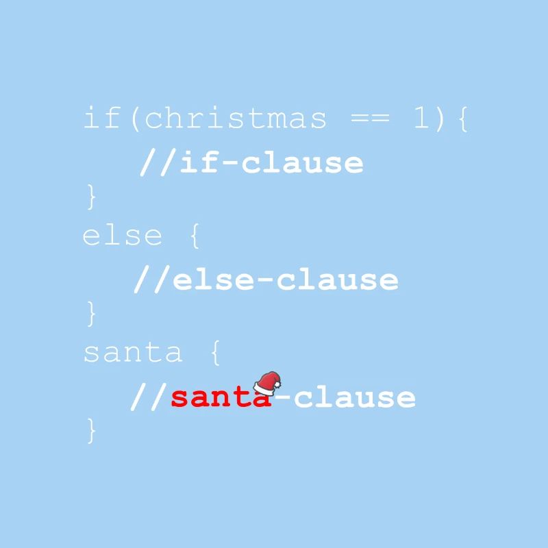 Santa-Clause – Weihnachten Programmierer Geschenk