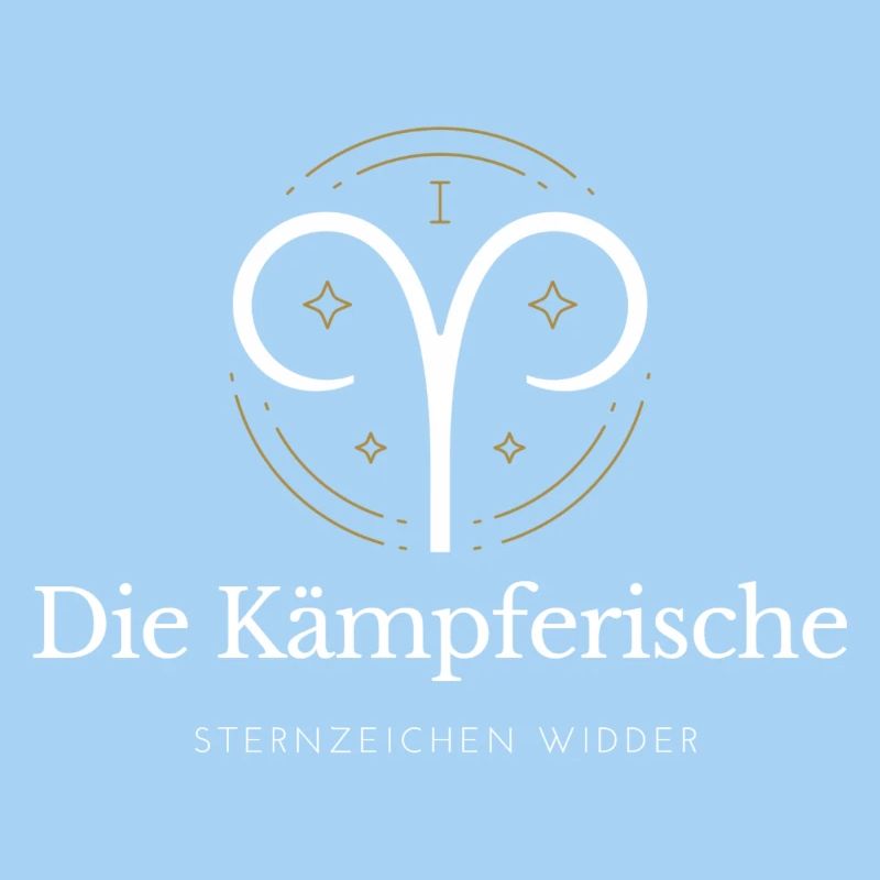 Widder Sternzeichen Logo Widder