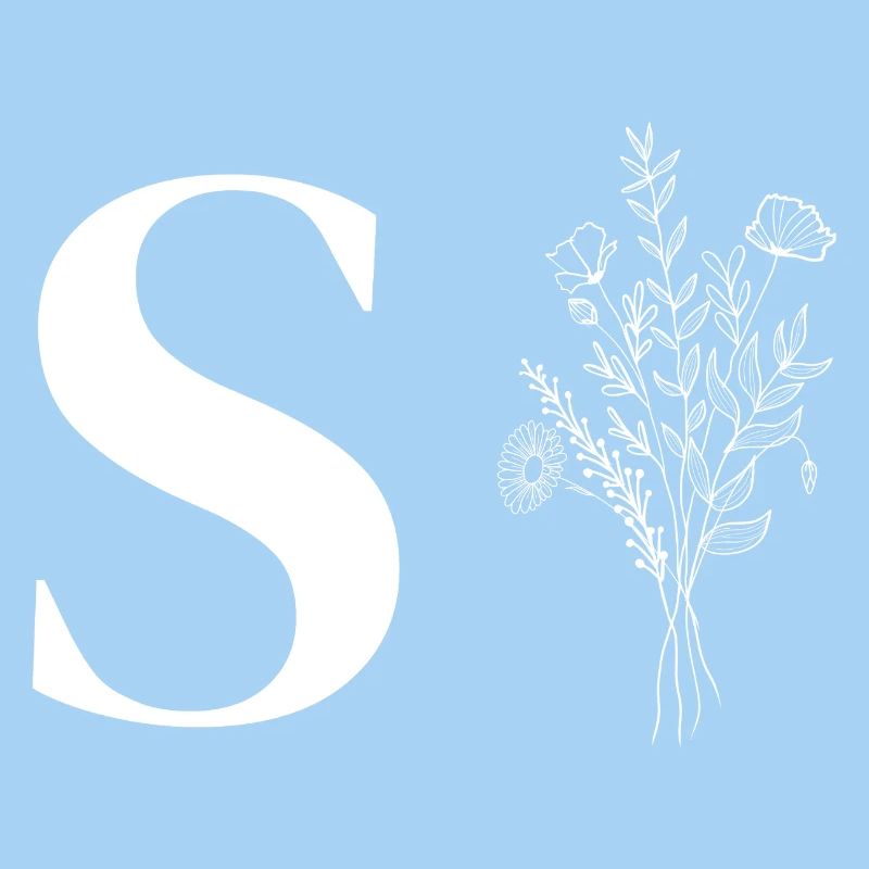 Minimalistische Blumen
