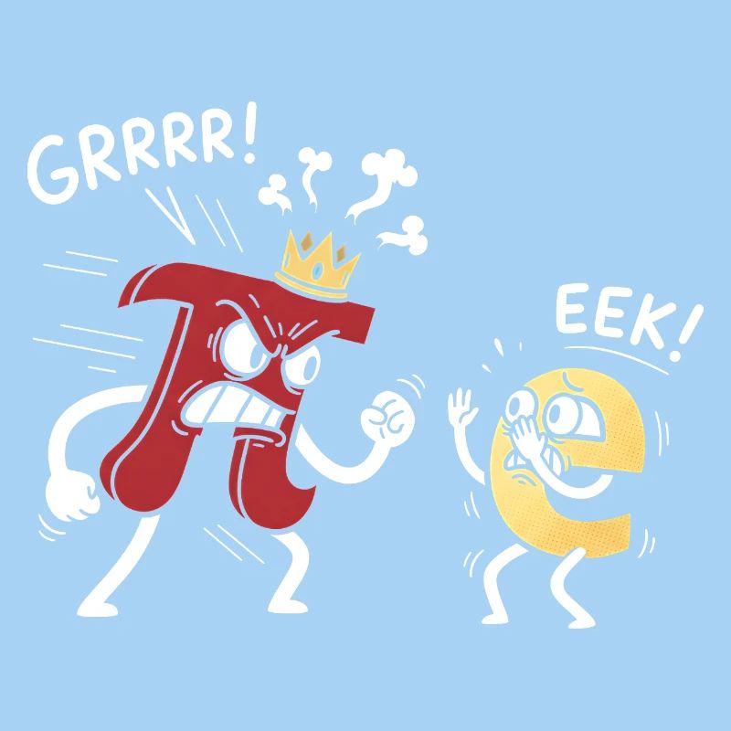Mathematics Constants Pi Threatened e Comic