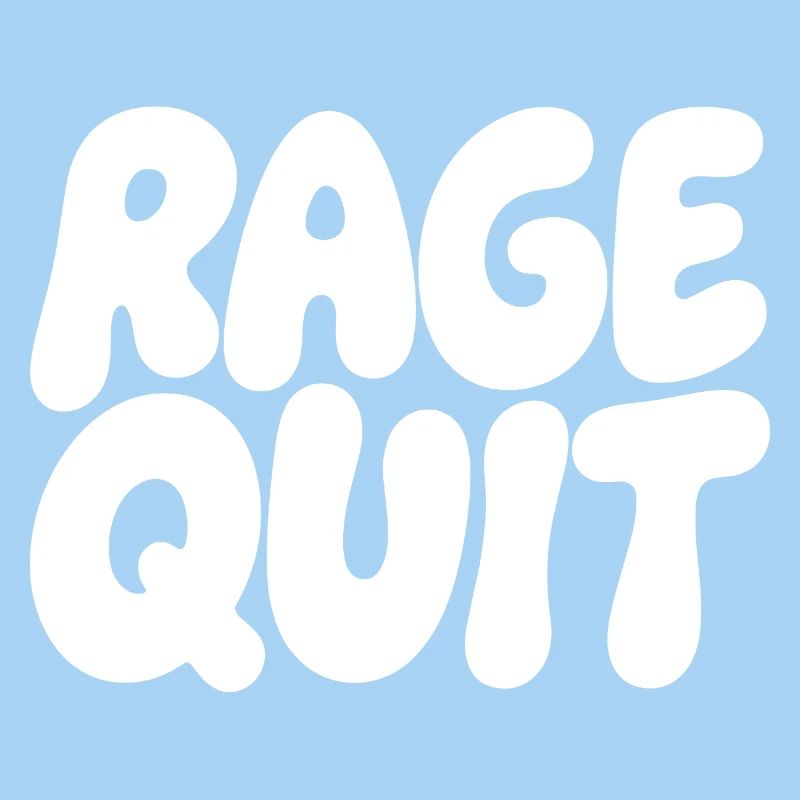 Rage Quit Bubble Font