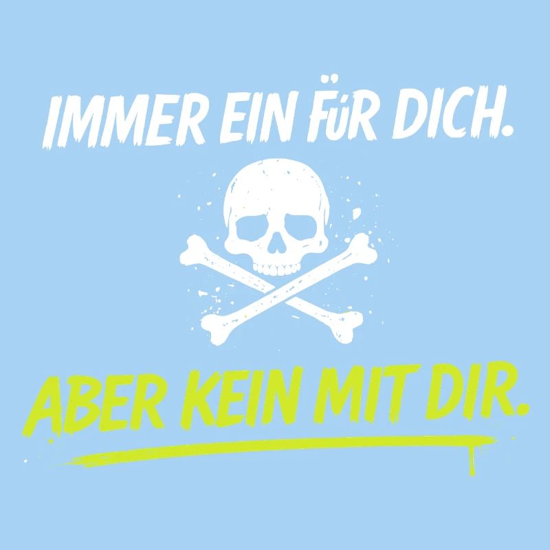 Neon Schädelkreuz mit Spruch