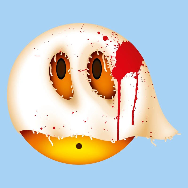Smiley Glossy Bloody Ghost