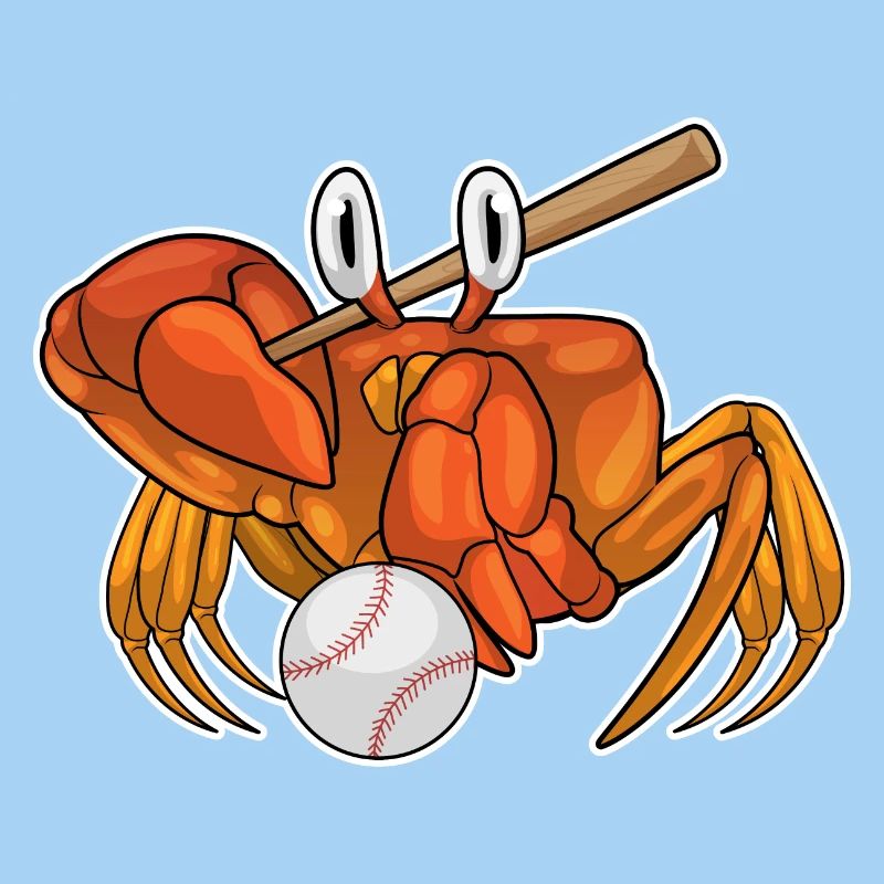 Krabbe Baseball Baseballschläger