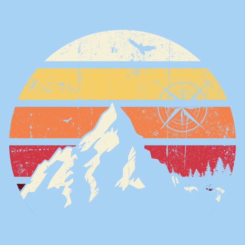 Alpine Sunset Kompass