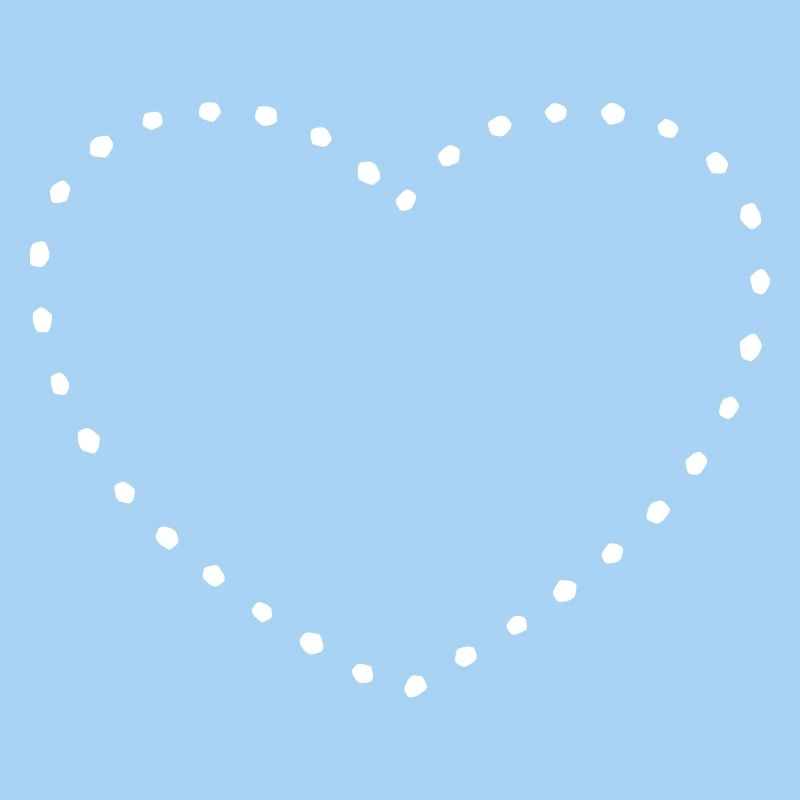 Herz white dots
